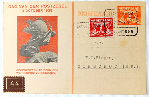 1938 dag van - van, postzegel