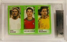 Panini World Cup Germany 2006 1st Cristiano Ronaldo Beckam Ibra Rookie 176 BGS 9