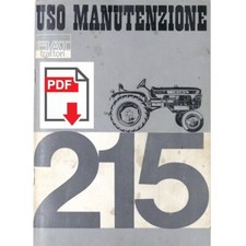 Trattore Fiat 215 Manuale uso