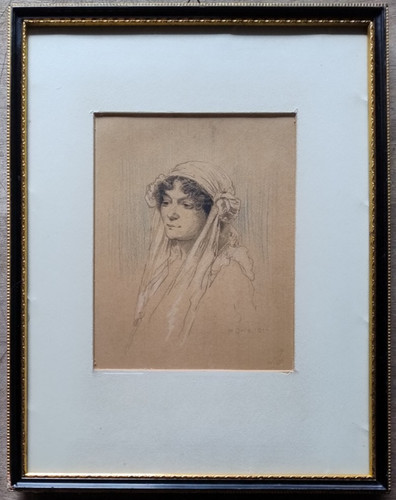 Léon lebègue ritratto donna - lebègue,