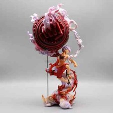 Action Figure One Piece Luffy Gear 5 Attack 32cm STATUA DA COLLEZIONE Anime