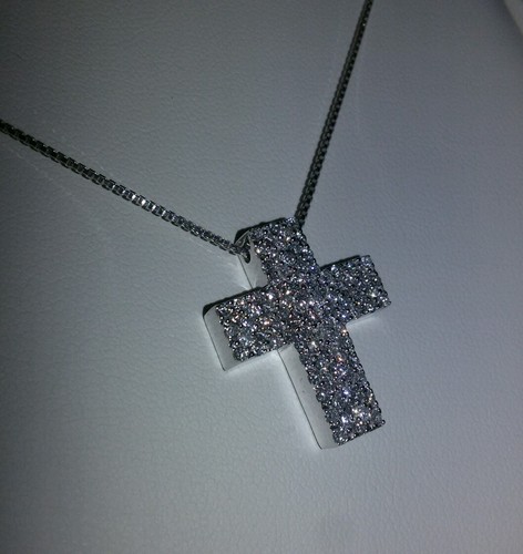 Collana oro bianco - collana,