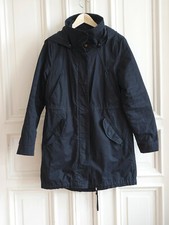 Parka fishtail cappuccio - parka, blu