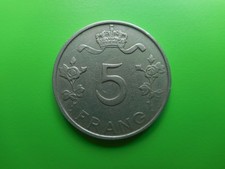 Lussemburgo 5 Franchi 1949 Charlotte (KM# 50)