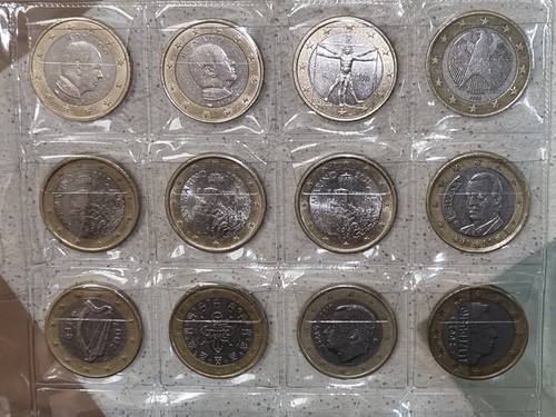 Monete euro lotto - lotto, 13