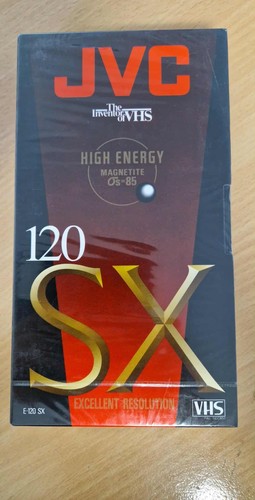 Jvc 120 vhs new - vhs,