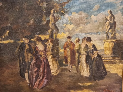 Scena veneziana antico - scena, veneziana,