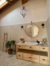 Mobile bagno in legno massello