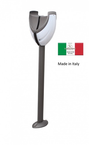 Lampione led terra - terra, moderno