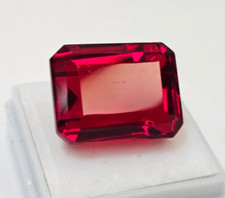 Rubino rosso taglio smeraldo - rubino,