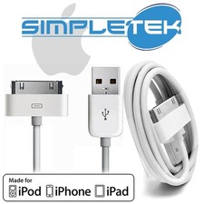 CAVO DI RICARICA DATI PER APPLE IPHONE 4 IPAD IPOD IMAC CHARGER CAVETTO 30 PIN