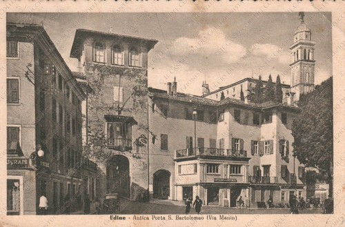 1951 udine antica - udine, porta
