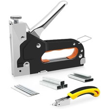 Sparapunti per legno 3 in 1, Set di pinzatrici con 2100 graffette, graffettatric