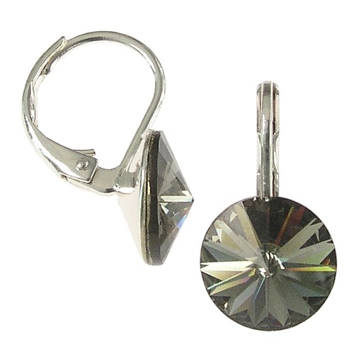 Orecchini 8mm con cristallo
