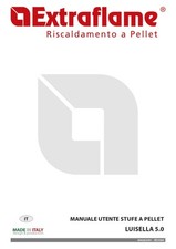 Manuale d'uso utente caldaia pellet Nordica Extraflame LUISELLA 5.0