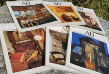 AD ARCHITECTURAL DIGEST Lotto Di 6 Riviste Annata 1991 - Da Febbraio A Luglio 91