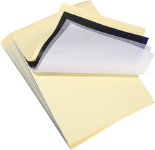 100 Fogli Di Carta Transfer per Tatuaggi, A4 Carta Stencil Tattoo per Tatuaggi a