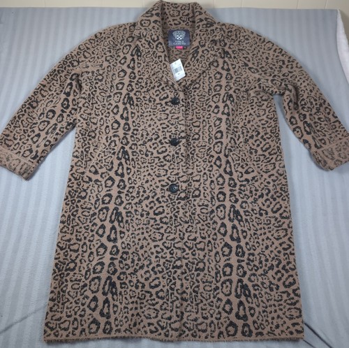 Giacca cappotto leopardato