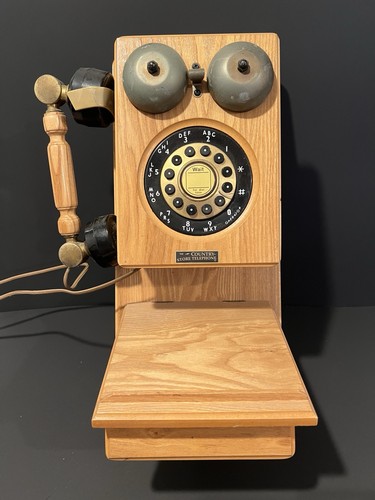 Telefono parete legno - da,