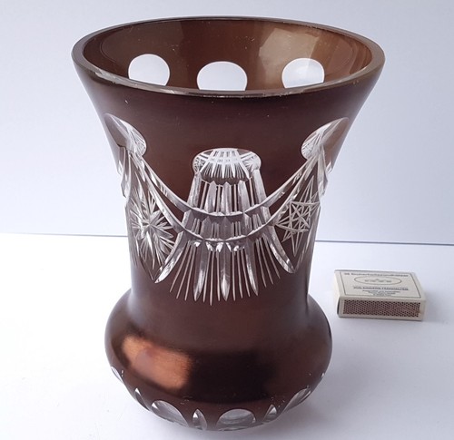 Vaso vetro stile liberty - vaso,