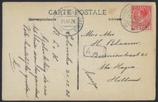 OLANDA 1928 AGENTE POSTALE