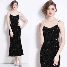 Vestito Abito Elegante Lungo
