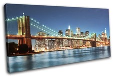 New York Skyline Bridge City