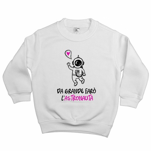Felpa bambina grande farò - bambina, da