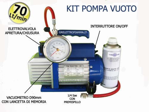 Pompa vuoto kit condizionatore - kit,