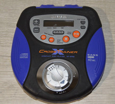Aiwa Lettore CD Portatile Cross X Trainer XP-SP90 Personal Blue EASS Plus 40 Sec