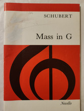 SCHUBERT MESSA IN G - EDIZIONE