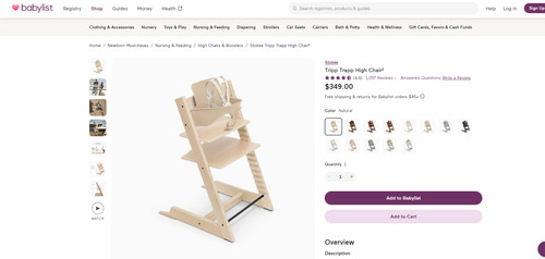 Stokke tripp trapp high chair - stokke,