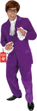 Costume Anni 70 Uomo Viola -