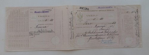 1930 vaglia postali storia - vaglia,