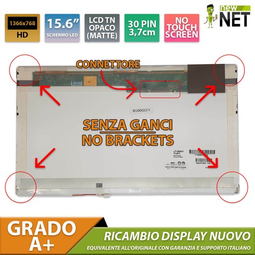 Pannello display lcd 6 - lcd, 15,6