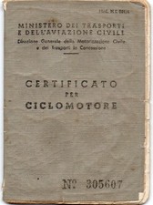 Ciclomotore Ducati DM 50 R Del 1968 - Libretto Originale