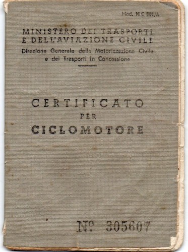 Ciclomotore ducati r del - dm,
