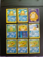 LOTTO 9 CARTE POKEMON PSYDUCK