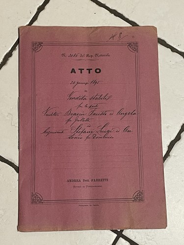 Portogruaro atto notarile - atto,