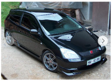 Labbro Lip spoiler anteriore stile Mugen Honda Civic 01-04 3D (+ Type-R).