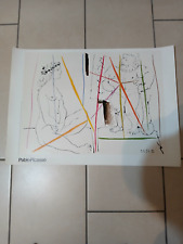 Poster vintage 1988 Pablo Picasso Femme Assise 50 x 70 cm