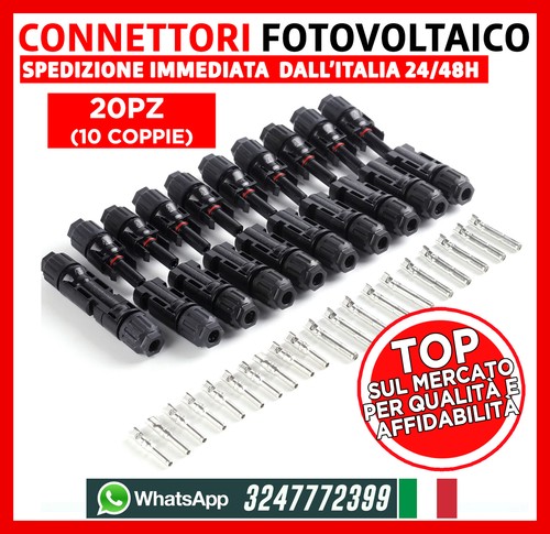 20pz 10 coppie connettore - 10,