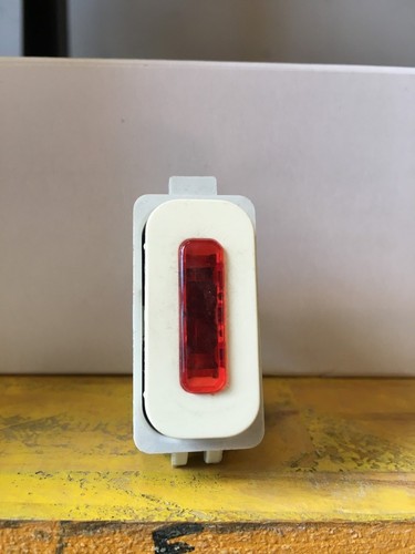 Spia rossa con lampada - con,