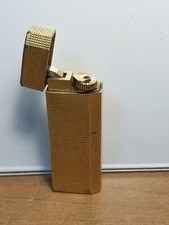 ACCENDINO CARTIER 5 FACCE RIGHE VERTICALI E ORIZZONTALI PLACCATO