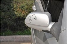 2 adesivi specchietti