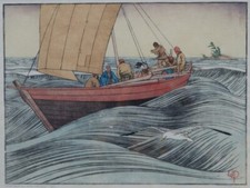 York Boat on Lake Winnipeg di