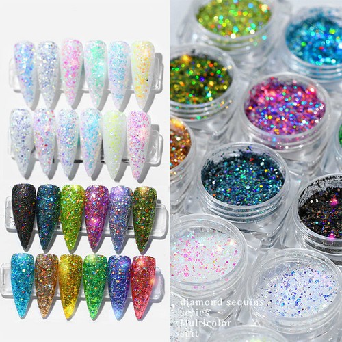 Colori misti nail - 36, glitter