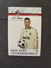CARTOLINA POSTCARD UFFICIALE A.C. MILAN 2008-09 KALAC CM. 10X15 DISCRETA
