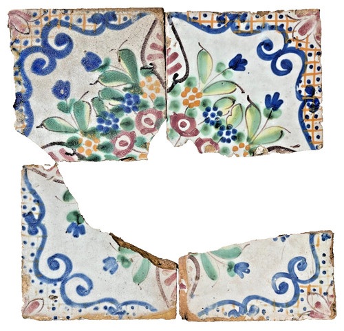 Frammenti maiolica antica - frammenti,