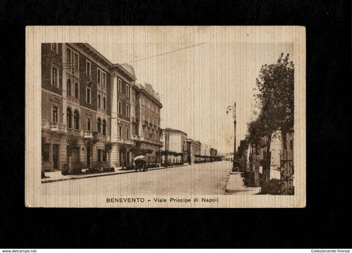 Cartolina benevento viale - benevento,
